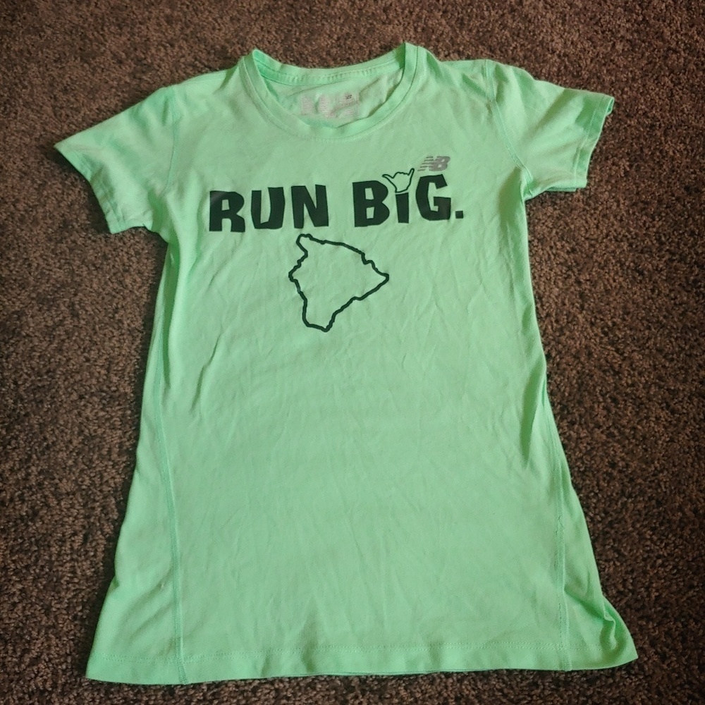 New balance "run big" Hawaii athletic t-shirt